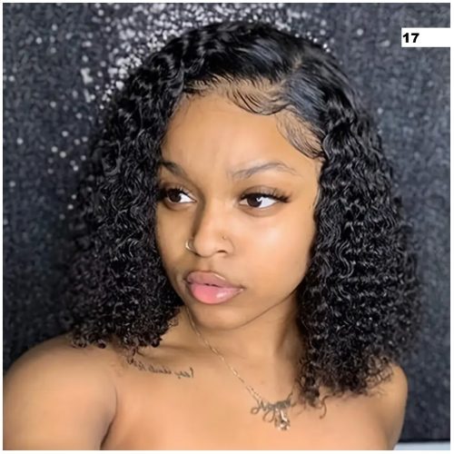 Curly Short Wig, 200 Density