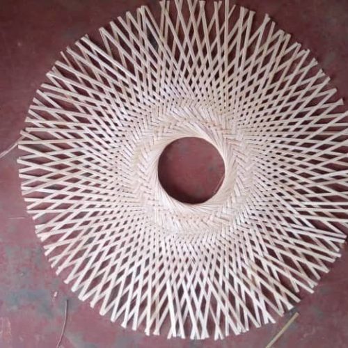 Bamboo wall decoration