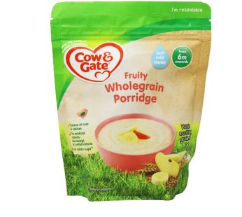COW & GATE FRUITY WHOLEGRAIN PORR BAGS 125G