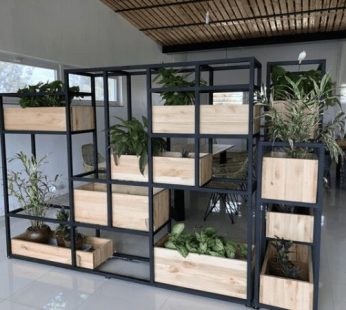 Metal and Eucalyptus Partitioners by Inwood