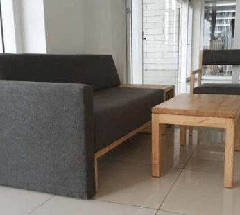 Eucalyptus Sofa, Table and Chair Sofa 200 cm Table 80 cm by Inwood
