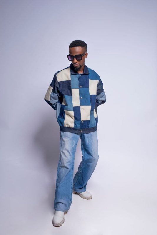 Patched denim jacket - Image 2