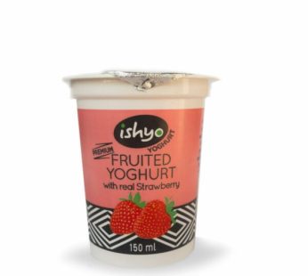 ISHYO YOGHURT PREMIUM FRUITED WITH STRAWBERRY 150ML