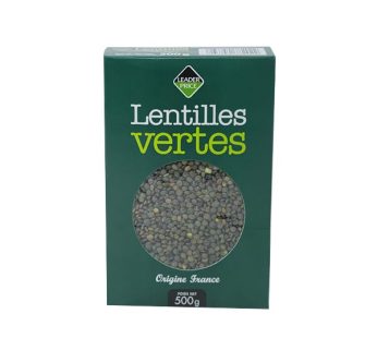 LP LENTILLES VERTES 500G