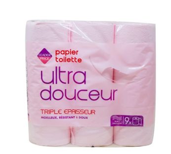 LP PAPIER TOILETTE ULTRA DOUCEUR 9 ROLLS