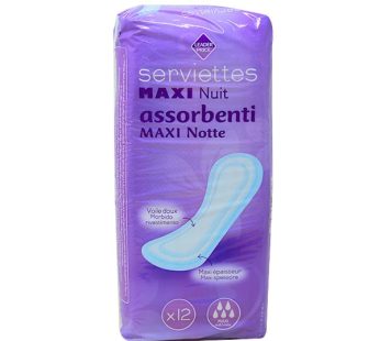 LP SERVIETTES MAXI NUIT 12’S