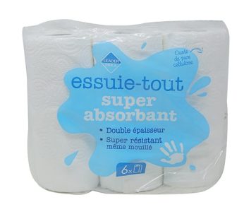 LP ESSUIE TOUT SUPER ABSORBANT 6ROLLS