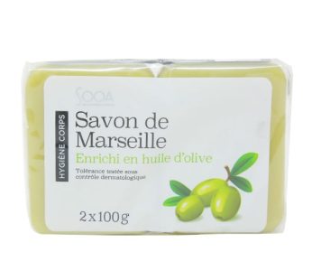 SOOA SAVON DE MARSEILLE 2*100G