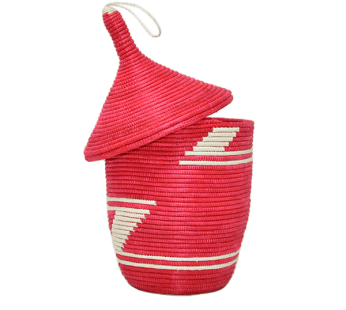 Woven Agaseke sisal basket, popularly known as the Rwanda peace basket