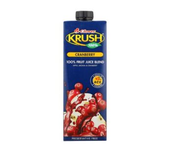 CLOVER KRUSH CRANBERRY FRUIT JUICE BLEND 1L