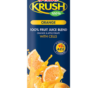 CLOVER KRUSH ORANGE FRUIT JUICE BLEND 1L