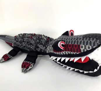 Gitenge Black Crocodile