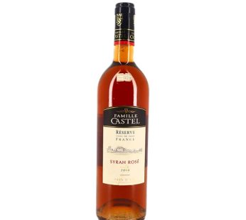 FAMILLE CASTEL SYRAH ROSE 75CL
