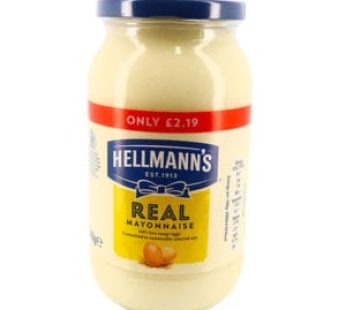HELLMANNS REAL MAYONNAISE 400G