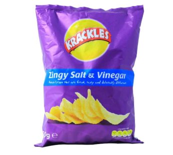 KRACKLES ZINGY SALT & VINEGAR 150G