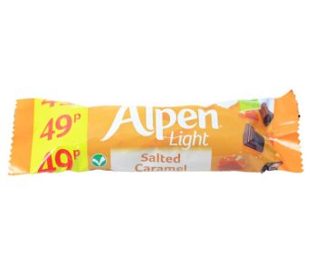 ALPEN LIGHT SALTED & CARAMEL 19G