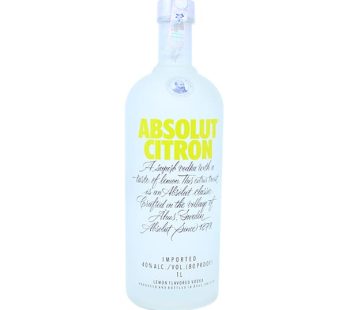 ABSOLUT CITRON VODKA 1L