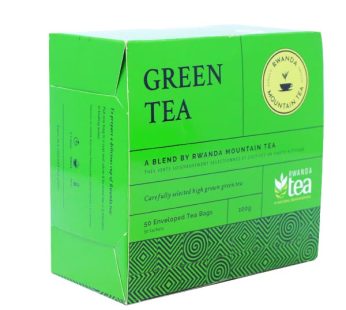 RWANDA MOUNTAIN GREEN TEA BAGS 50PCS