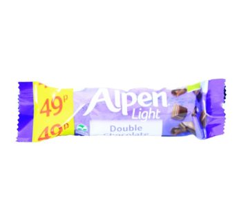 ALPEN LIGHT DOUBLE CHOCOLATE 19G