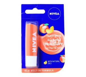NIVEA PEACH SHINE LIP BALM 4.8G
