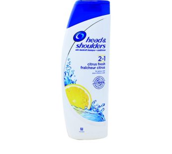 HEAD & SHOULDERS 2 IN 1 CITRUS FRESH 400ML