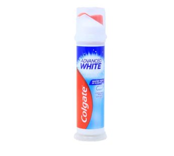 COLGATE ADVANCED WHITE T/PASTE PUMP 100ML