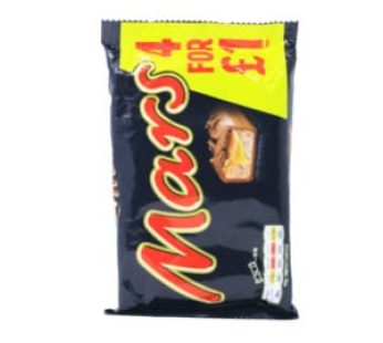 MARS CHOCOLATE 4PK 135.2G (UK)