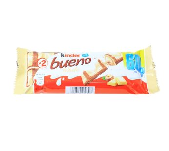 KINDER BUENO WHITE 2BARS 39G