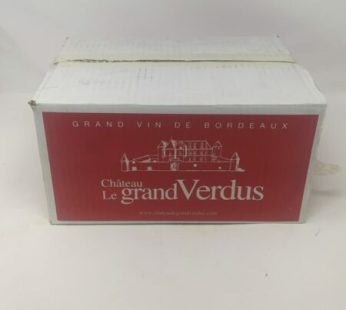 CHATEAU LE GRAND VERDUS MERLOT CAB. SAUVIGNON 75CL Bordeaux Superieur 2018 (BOX of 6)