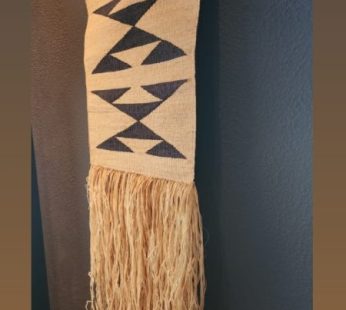 Woven Raffia Wall Hanging