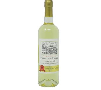 ISABELLE DE FRANCE VIN BLANC SEC 75CL