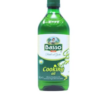 BASSO SUNFLOWER&EXTRA VRG OLIVE OIL PLASTIC 1L
