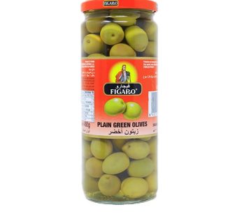 FIGARO PLAIN GREEN OLIVES 450G