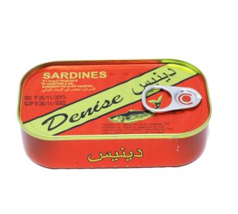 DENISE SARDINES IN VEGETABLE OIL 125G