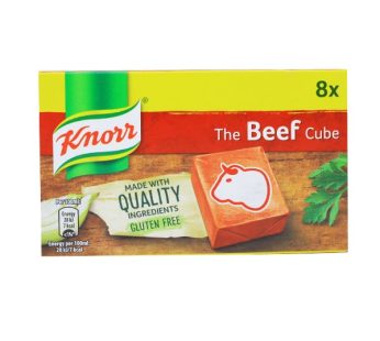 KNORR BEEF CUBE 8’S 80G