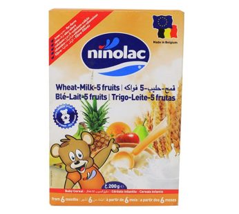 NINOLAC BABY CEREAL 5FRUITS FROM 6MONTHS 200G