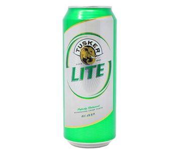 TUSKER LITE CAN 50CL