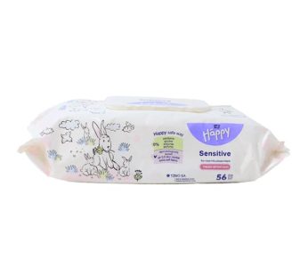 BELLA BABY HAPPY WET WIPES SENSITIVE 56PCS