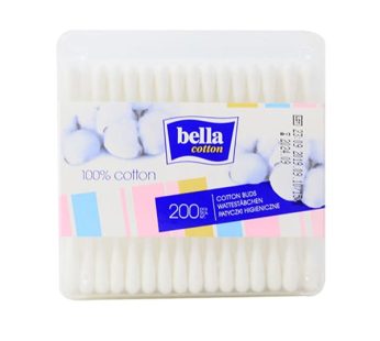 BELLA COTTON EARBUDS RECTANGULAR 200PCS