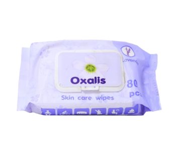 OXALIS SKIN CARE WIPES LAVENDER 80’S