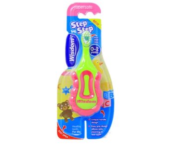 WISDOM TOOTHBRUSH STEP BY STEP 0-2 YEARS