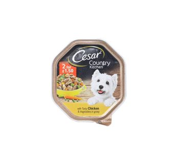 CESAR COUNTRY CHICKEN & VEGETABLE 150G