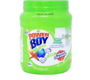 POWER BOY WASHING POWDER JAR 500G
