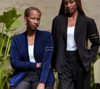 F and Y made in rwanda blue/black light jackets