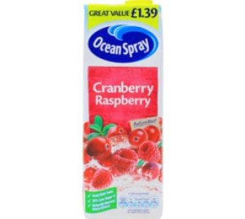 OCEAN SPRAY CRANBERRY & RASPBERRY JUICE 1L