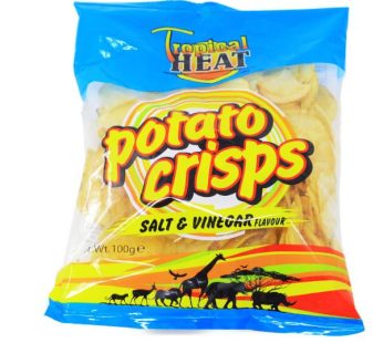 T/H POTATO CRISPS SALT & VINEGAR 100G