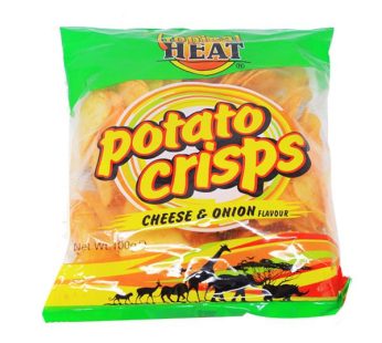 T/H POTATO CRISPS CHEESE & ONION 100G