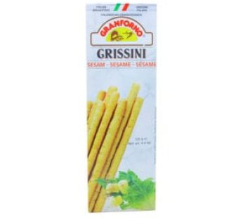 GRANFORNO GRISSINI SESAME BREAD STICKS 125G