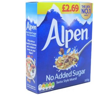 ALPEN NO SUGAR ADDED 500G
