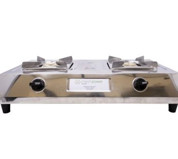 Stainless LPG Stove, 2 Burners, Auto Ignition, Highly Efficient, Portable
